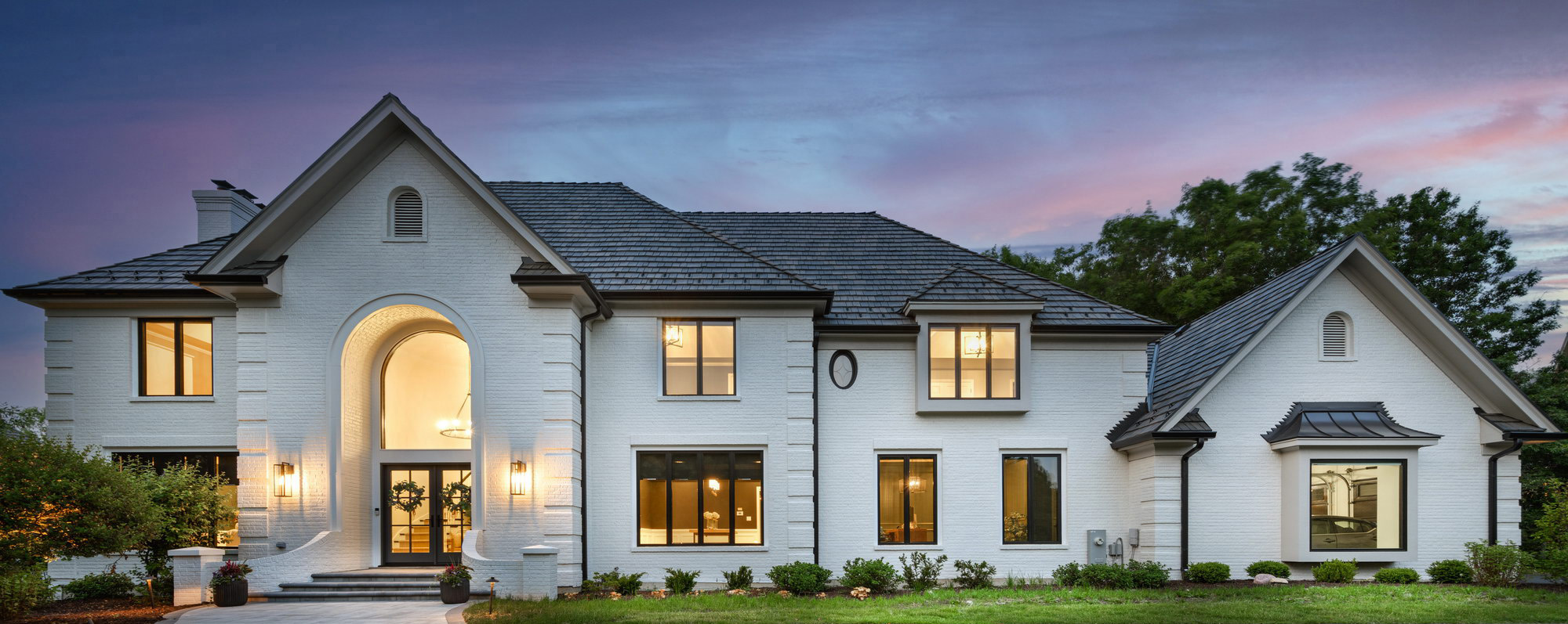Custom home exterior